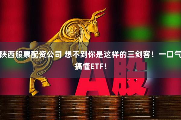 陕西股票配资公司 想不到你是这样的三剑客！一口气搞懂ETF！