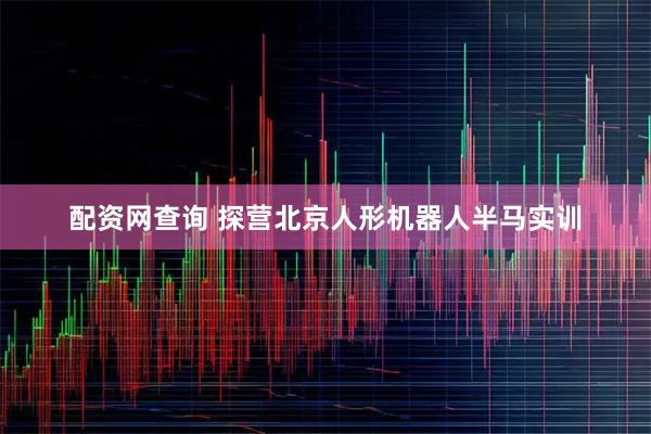 配资网查询 探营北京人形机器人半马实训